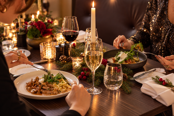 Weihnachtsfeier im Bistro des Parkhotel Quellenhof Aachen